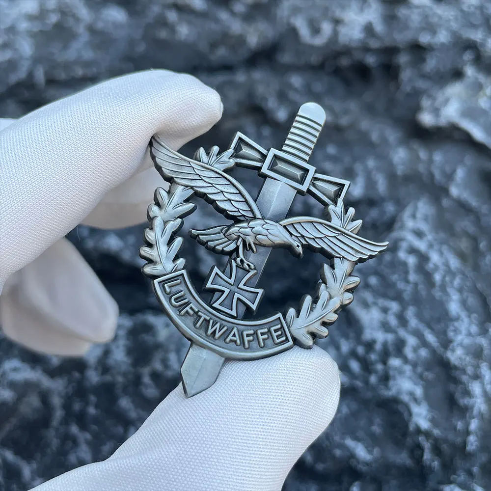 Broche de águila, medalla de piloto, broche conmemorativo, águila de la victoria, accesorio de insignia de Metal de prusia, 1 ud.