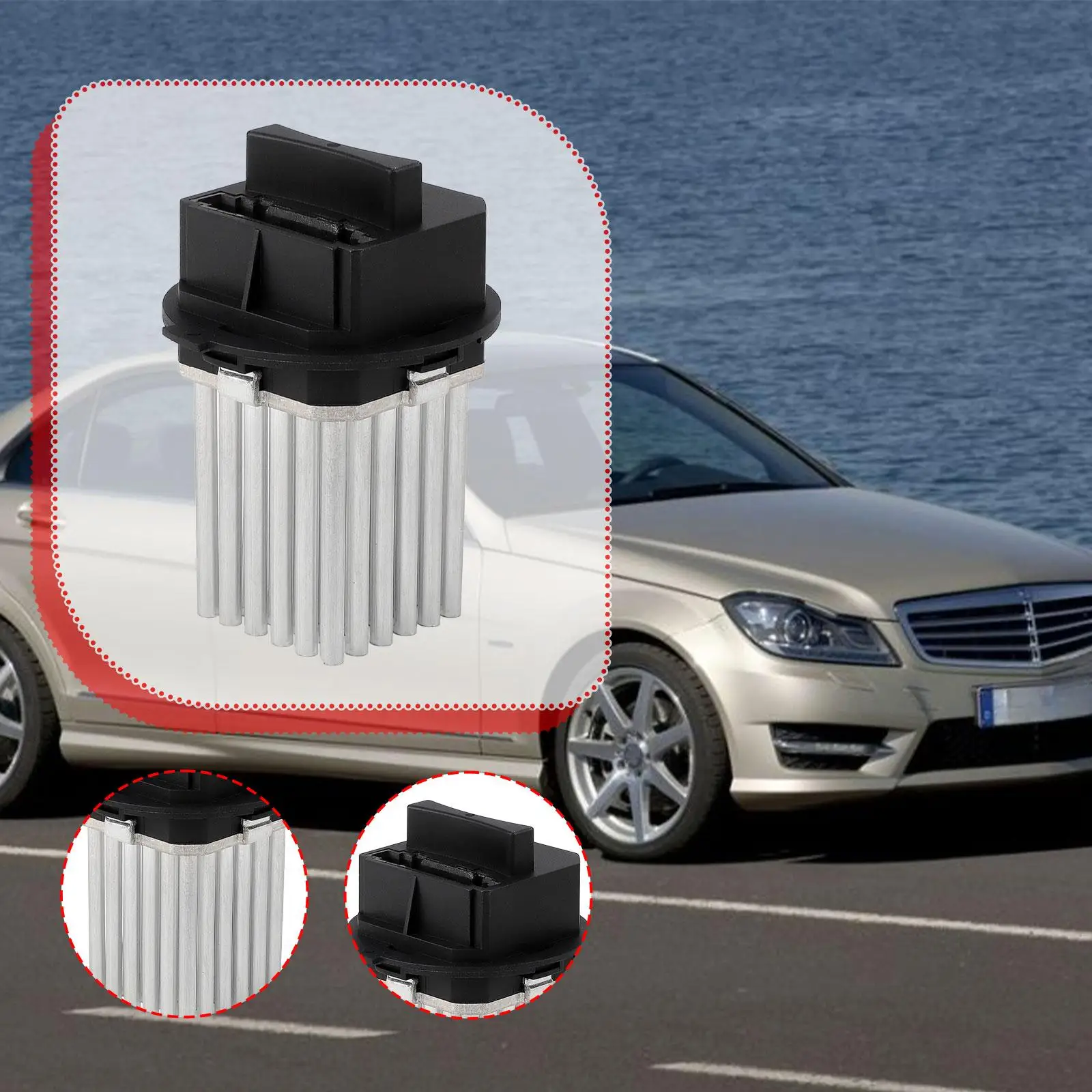 

Heater Blower Motor Resistor 68012613AA JA1742 High Performance Replace Accessories 0008212992 for 3500 Base 220 Cdi