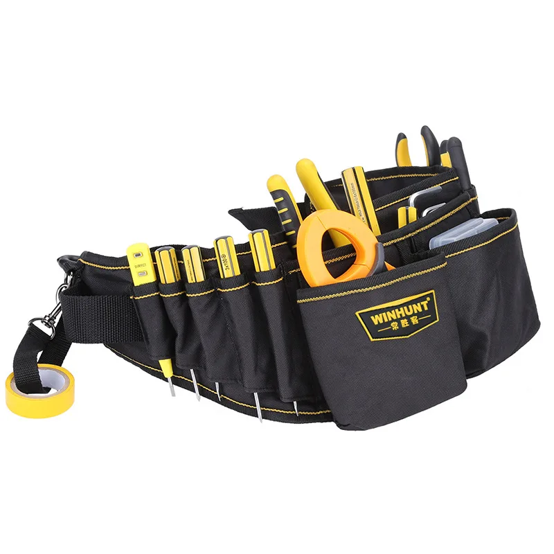 Multi-function Tool Pocket Upgrade Version Electrician Tool Bag Electrician Repair Thickened Canvas Tool Pocket