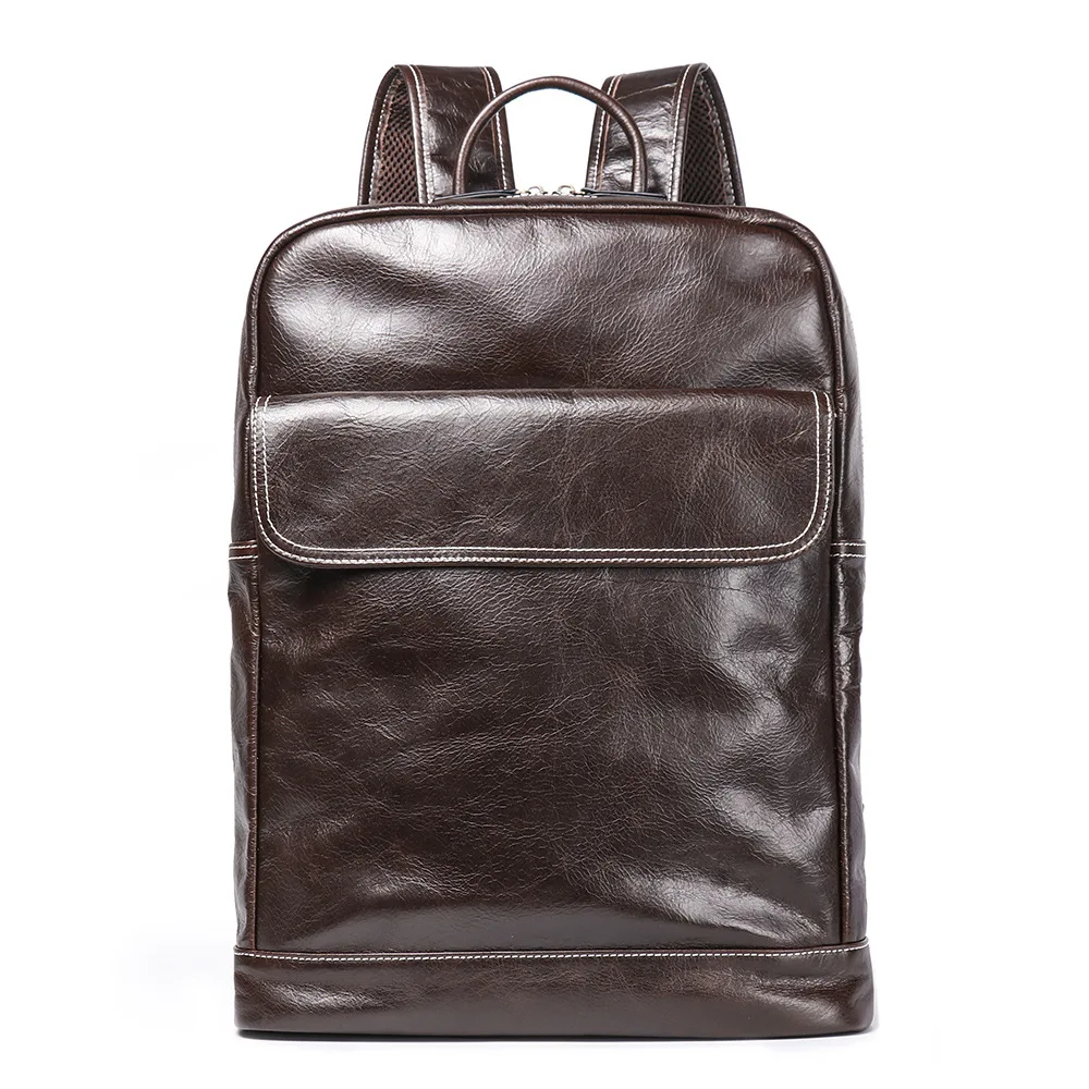 Stylish Leather Backpack for Men, Perfect for Business Trips and Travel