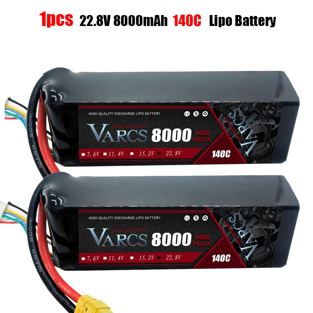 

Lipo VARCS 7,4 V 7,6 V 11,4 V 22,8 V 11,1 V 15,2 V 14,8 V 2S 3S 4S 6S 22,2 Mah 5200Mah 6300mAh 6500mAh 6200mAh 6750mAh 8000mAh 7000Mah mAh