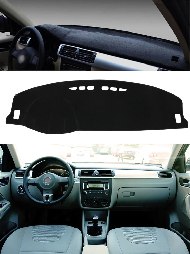 For Volkswagen Bora 152 GP HS 2006-2012 Car-Styling Dashmat Dashboard Cover Instrument Panel Insulation Sunscreen Protective Pad