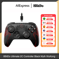 8BitDo Ultimate 2C Wireless Game Controller Wired Gamepad Black Myth WuKong with Hall Effect Joystick for Windows 10/11 Android