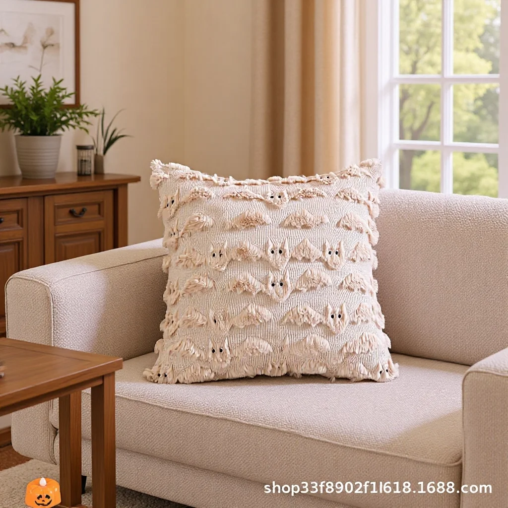 40x40 см Хэллоуин летучая мышь плюшевая квадратная наволочка домашний декор комната спальня гостиная диван без сердечника удобные чехлы для подушек 40x40 см Хэллоуин летучая мышь плюшевая квадратная наволочка домашний декор комната спальня гостиная диван без сердечника удобные чехлы для подушек