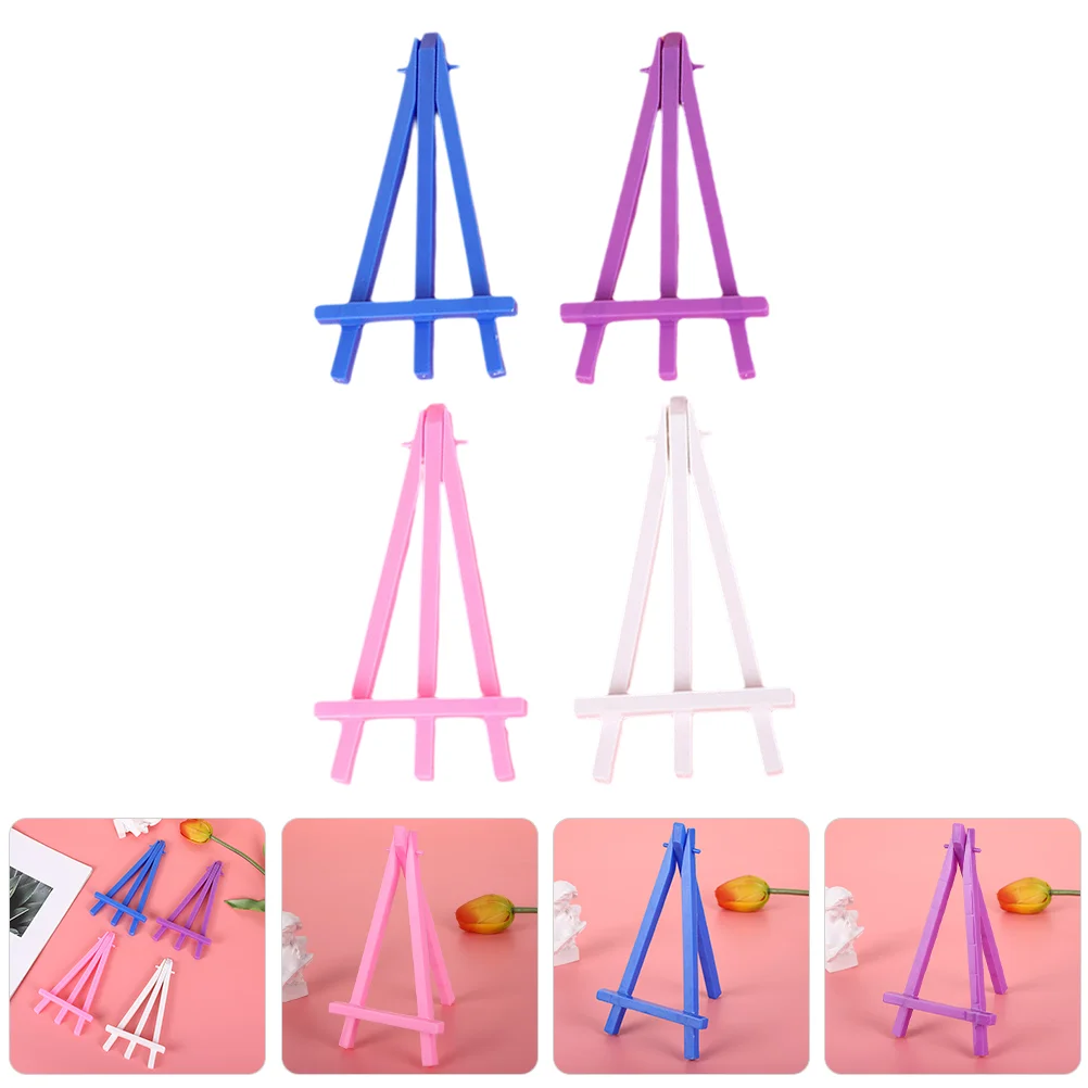 20 Pcs Kids Easel Adjustable Easels for Displaying Pictures Stand Plastic Rack Man