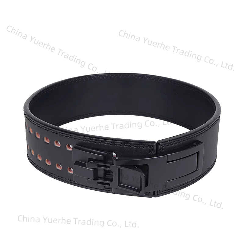 

Cowhide Fitness Belt Deep Squat Hard Pull Professional Strength Equipment Training Adjustable Length Slip Design Waist Support