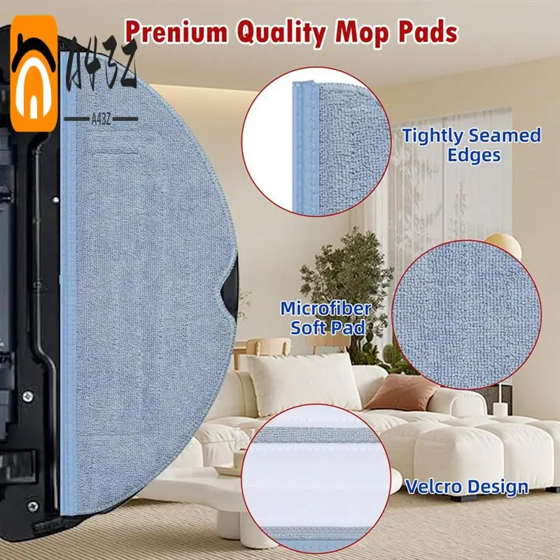 

A43Z-Accessories Set For Roborock S7 Maxv Ultra S7 Pro Ultra Robot Vacuum Cleaner,Main Brush,Filters,Mop Pads