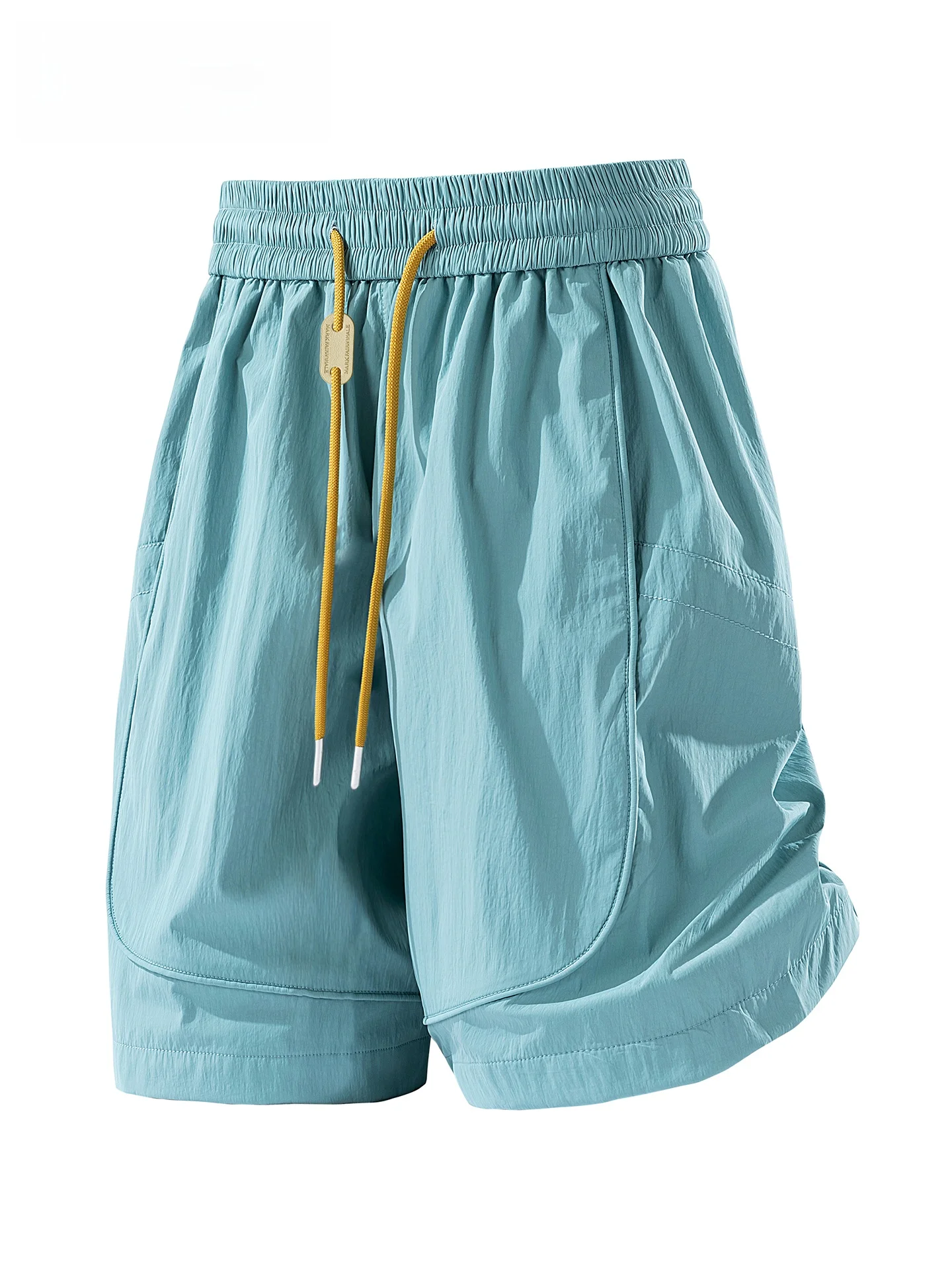 

Mark Fairwe Men's Sport orts Qui Dry Outdoor Casual Dstring Loose Fit Summer Trendy Five-Quarter Length Straight Leg