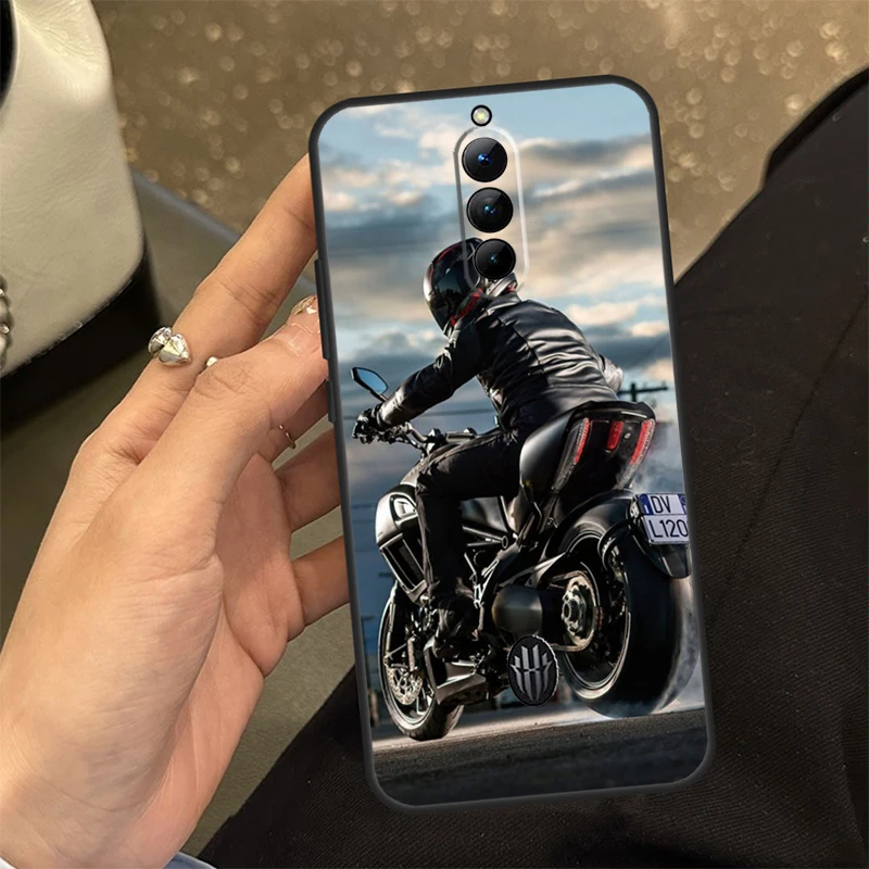 Motorcycle Man Case For ZTE Nubia Red Magic 8 Pro 8S Pro Plus RedMagic 6 7 6S 7S Pro 5S 5G 6R Fundas