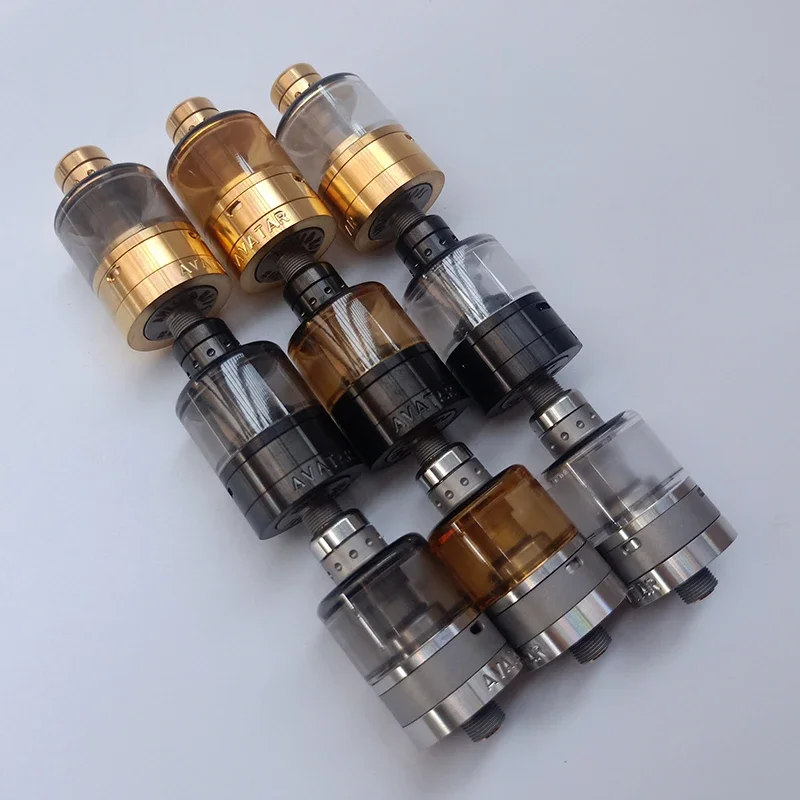 السجائر الإلكترونية الرمزية RTA بواسطة Amber Mods AMG-Amber RTA خزان قابل لإعادة البناء 316 SS 22 مم 3.5 مل 5 مل MTL قلم رذاذ واحد بملف Vape