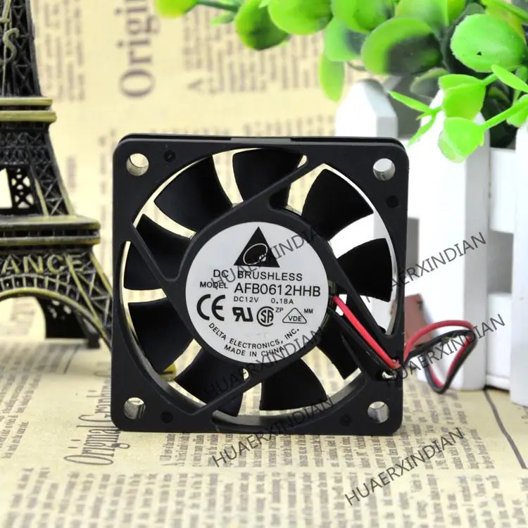 Kit de montaje de ventilador de refrigeración, 6cm, AFB0612HHB 6015 0.18A 12V, nuevo