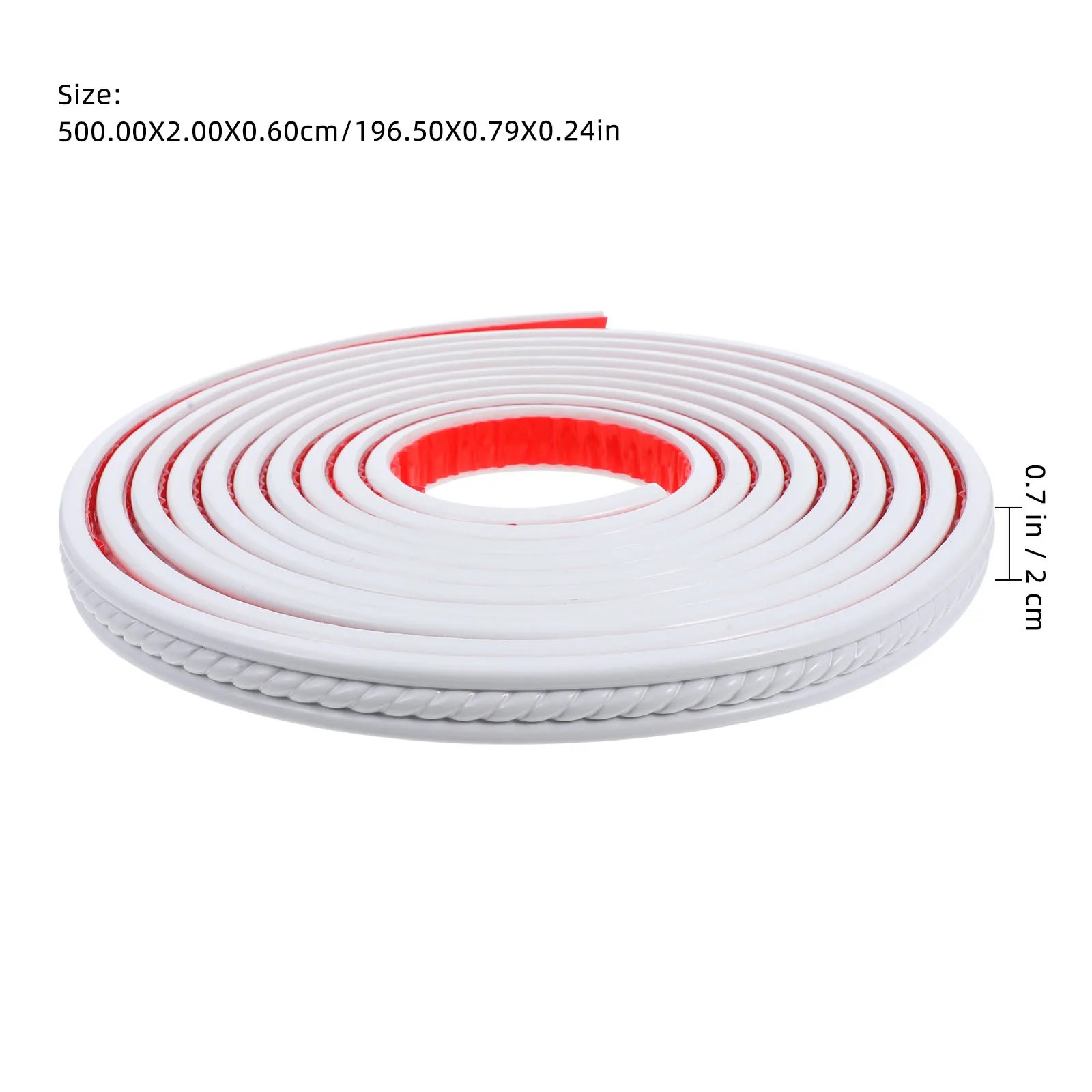 자가 접착식 장식 스트립 벽 천장 가구 모서리 보호용 유연한 몰딩 PVC 트림 보더 월