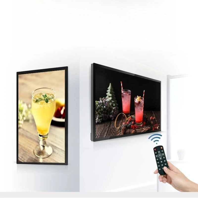 43 inch wall advertising machine high definition ultra-thin playback display LCD screen touch query machine