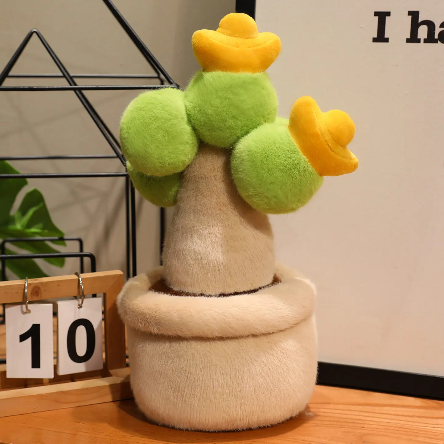 35-40cm New Money Tree Potted Plant Plush Toy Beautiful Potted Plant Decor Stuffed Dolls Money Tree Potted Plant Plush Ornament
