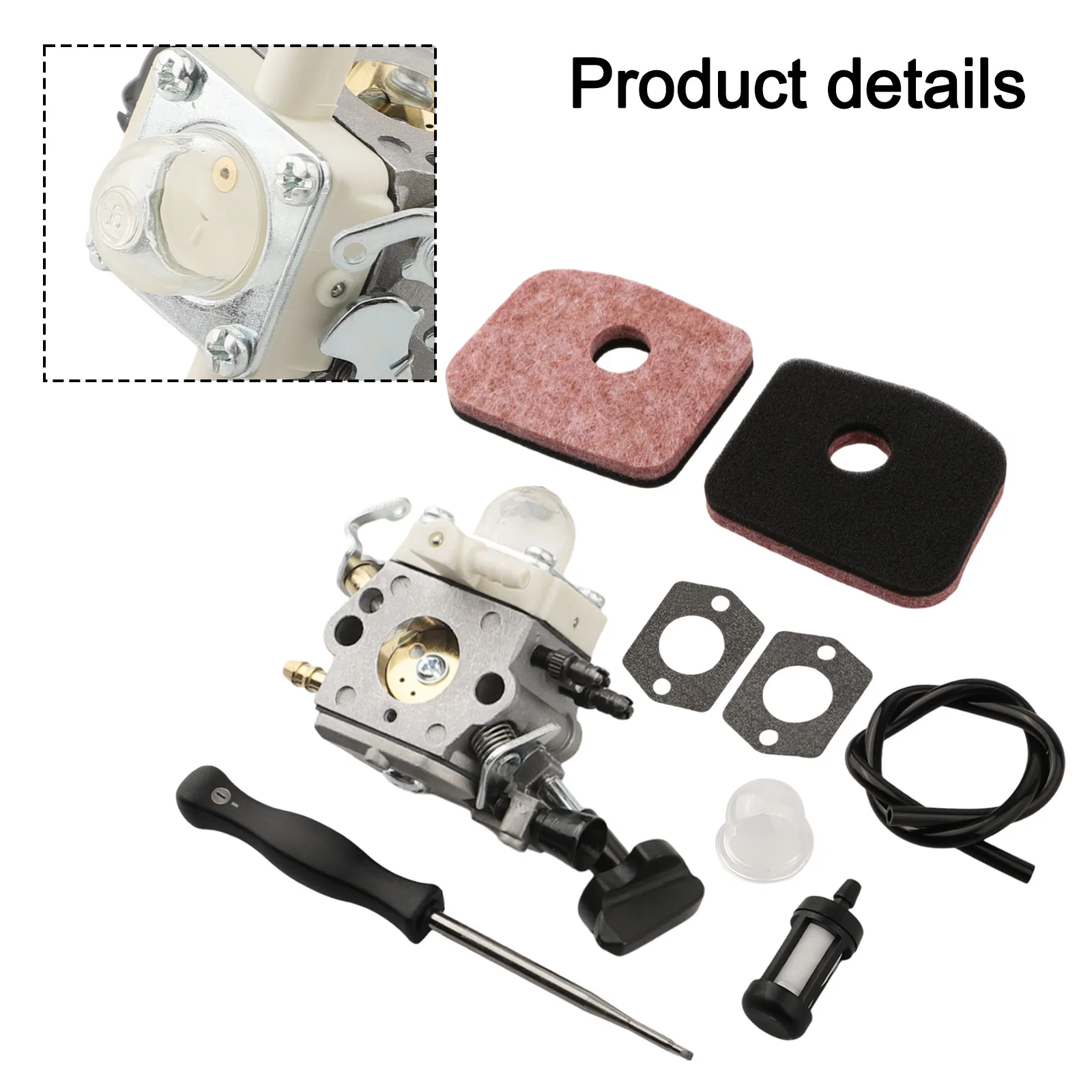 As Shown BR200 Backpack Blower Air Fuel Mixture Optimization Backpack Blower Replacement Carburetor Hassle-Free Starting
