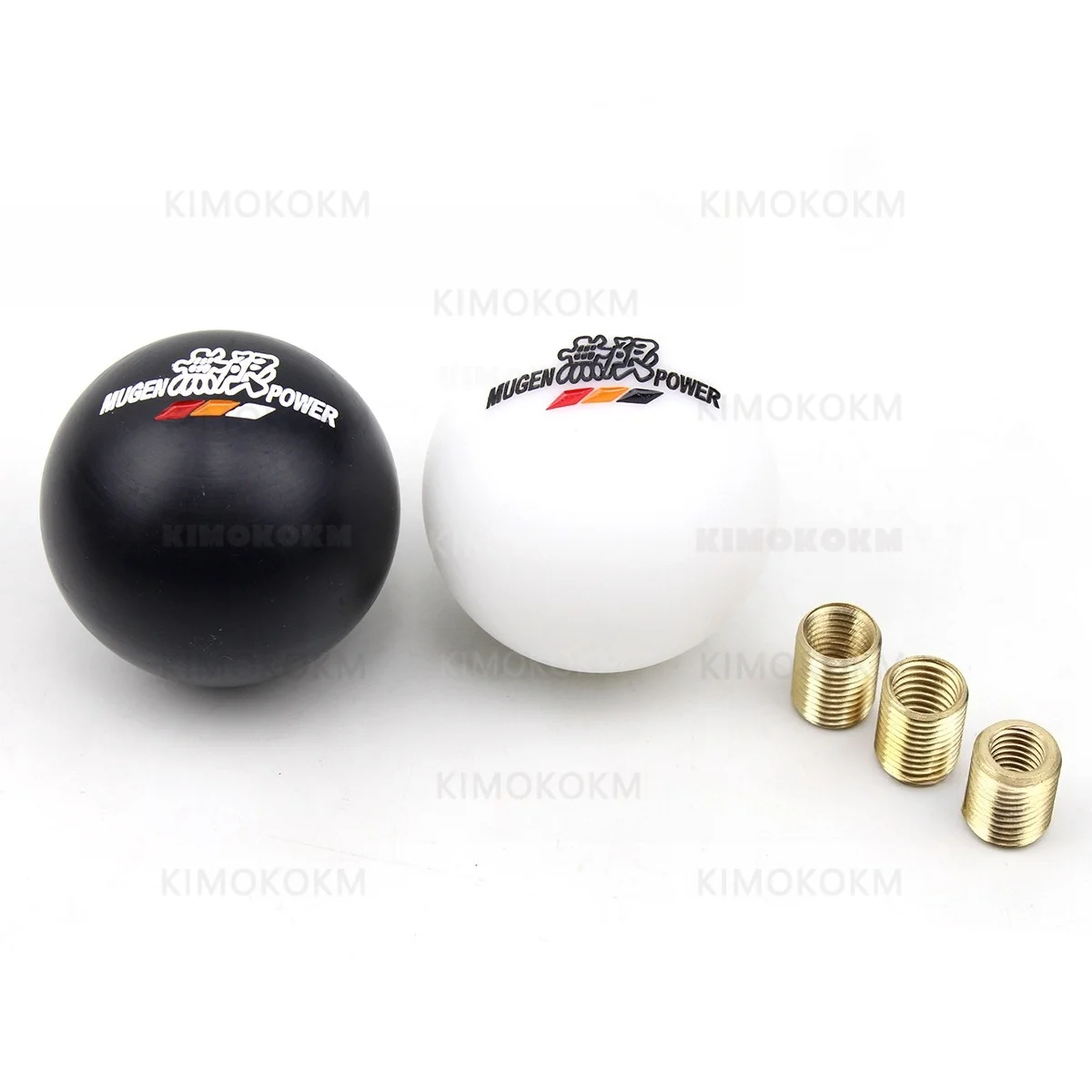 1PCS MUGEN Metal Spherical Gear Shift Head Universal Wave Stick Ball Gear Lever Silver Black Gear Shift Ball Shift Knob