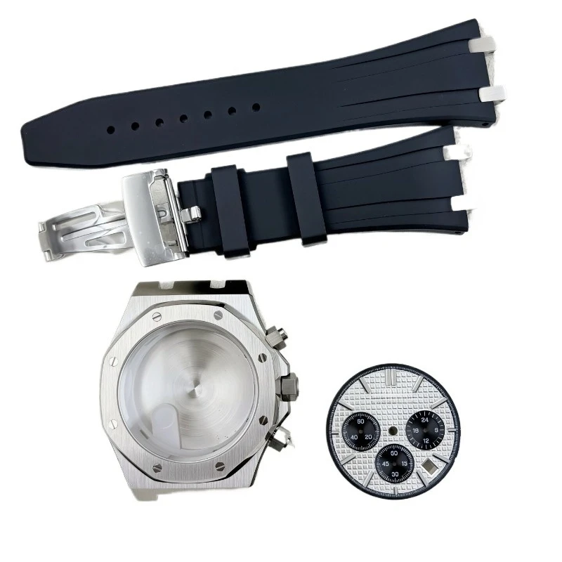 cassa-per-movimento-vk63-da-42-mm-in-rovere-a-sei-pin-cinturino-in-gomma-con-fibbia-a-farfalla-set-di-lancette