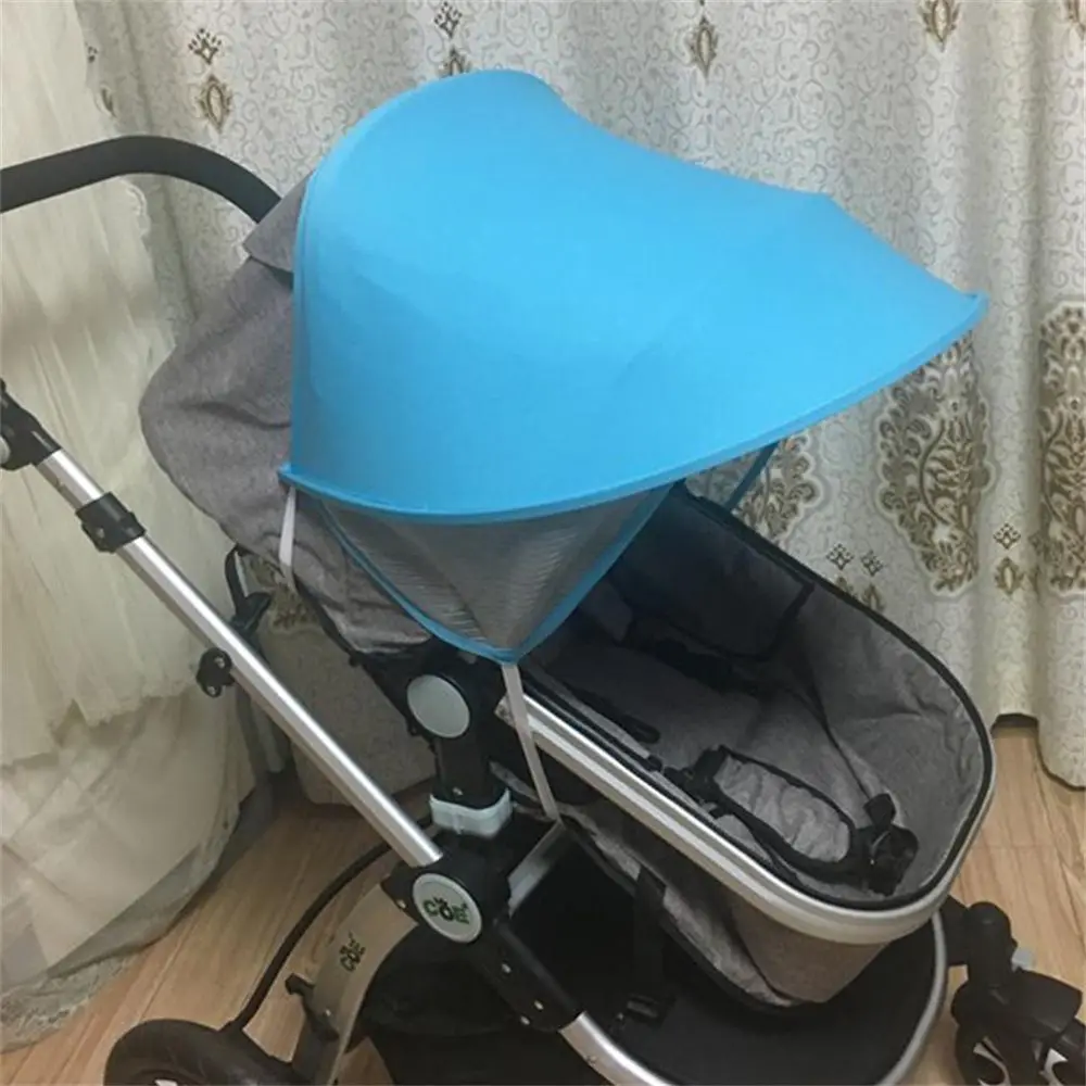 Weatherproof Canopy COVER Pram รถเข็นเด็กอุปกรณ์เสริมรถเข็นเด็กหมวก Carriage Sun Shade รถเข็นเด็ก Sun Visor Sun Hood