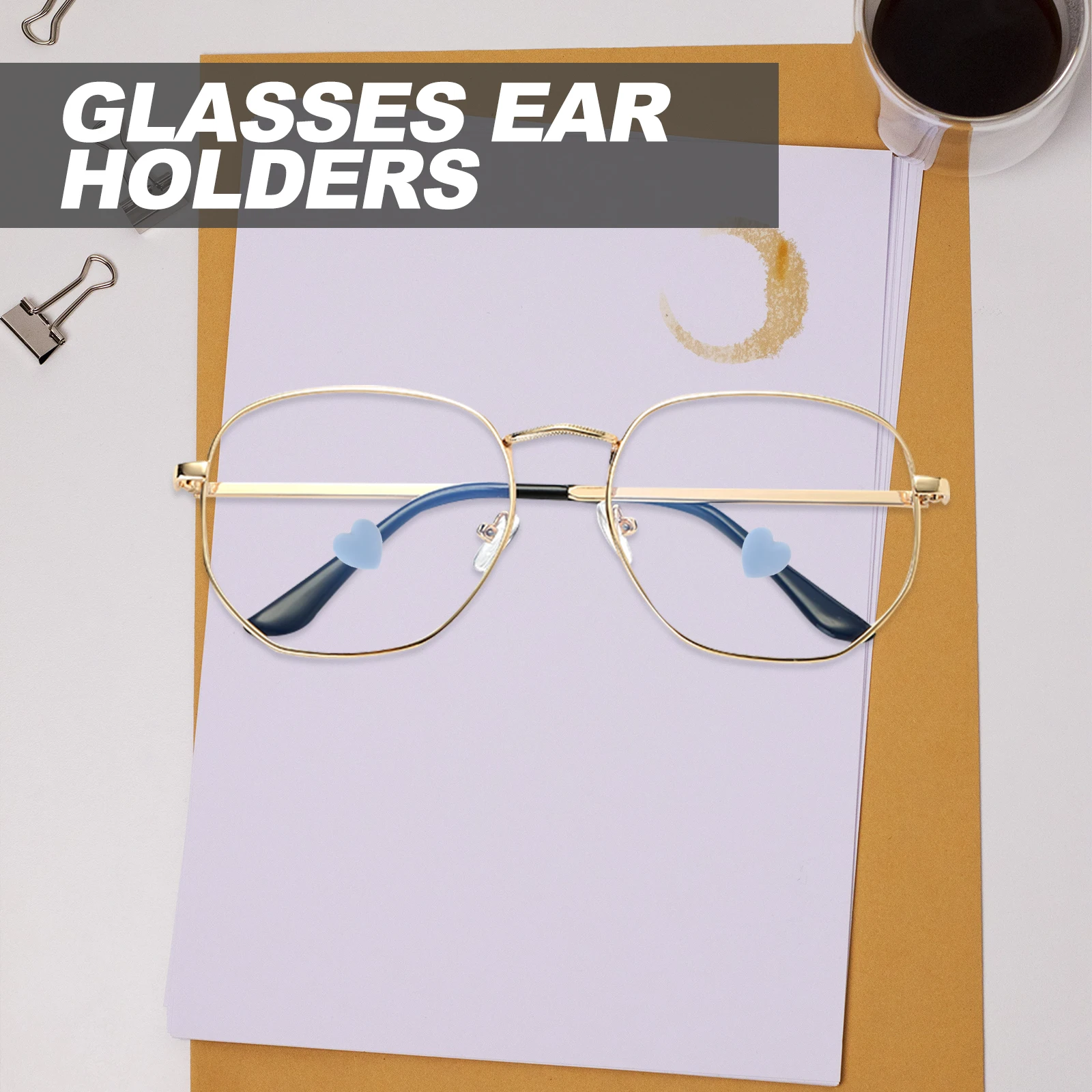 

Glasses Ear Hooks Soft Silicone Eyeglass Grips Cushions Non Slip Temple Pads For Eyeglasses Sunglasses Reading Glasses