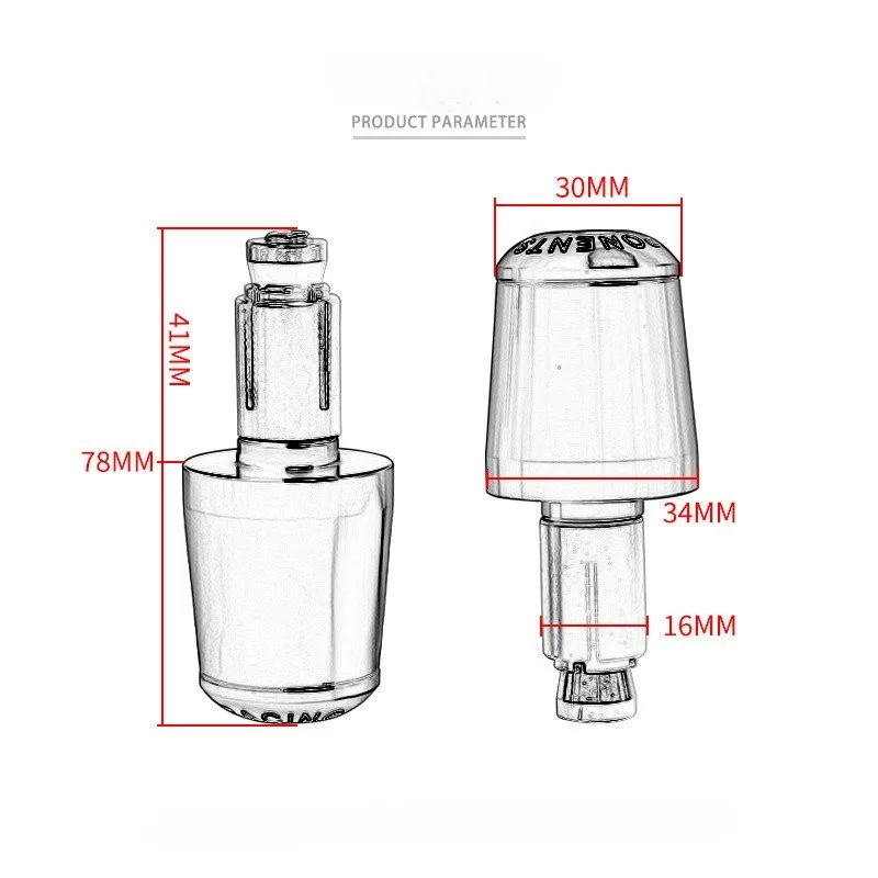 لياماها XMAX 300 400 TMAX 560 530 500 NVX NMAX 155 دراجة نارية CNC التوازن المتزلجون بار التوصيل المقود نهاية غطاء الملحقات