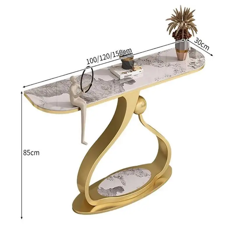 

Entryways Elegant Space European Table SavingModern Versatile Console Tables Boho Design Konsola Stolik Living Room Furniture