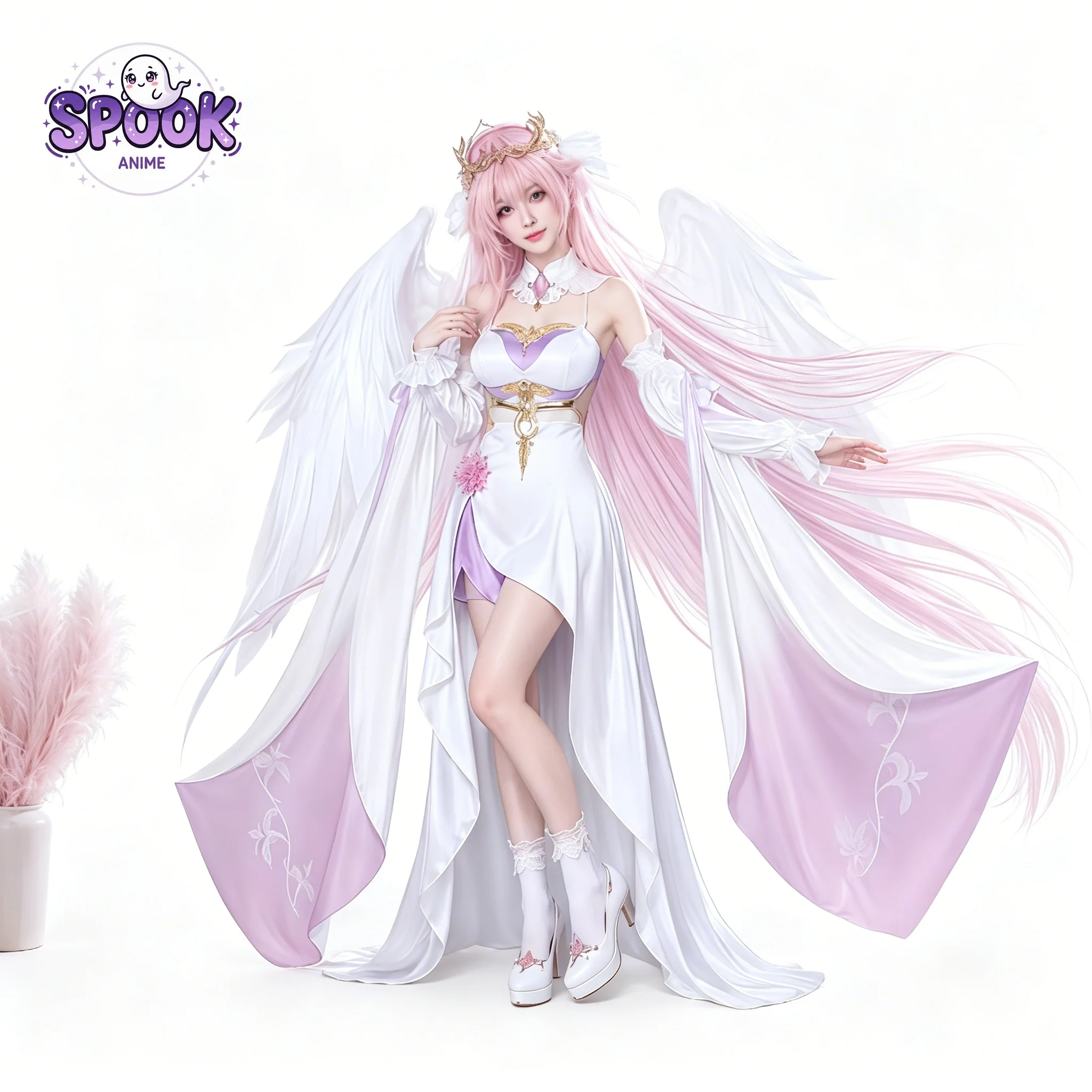 Костюм для косплея Holy Dress Elysia Angel Return Honkai Impact 3, полный комплект для женщин, для Хэллоуина, ролевых игр, аниме-игр, карнавальный наряд