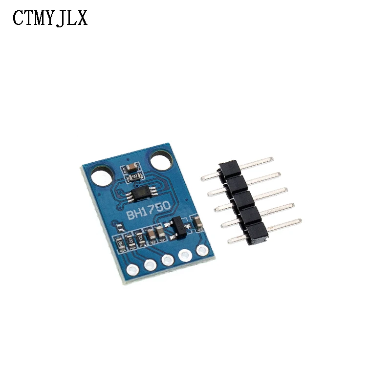 5pcs GY-30 GY-302 BH1750 BH1750FVI Chip Light Intensity Light Sensor Module For Arduino 3V-5V GY302 GY30 Sensor Module DIY Kit