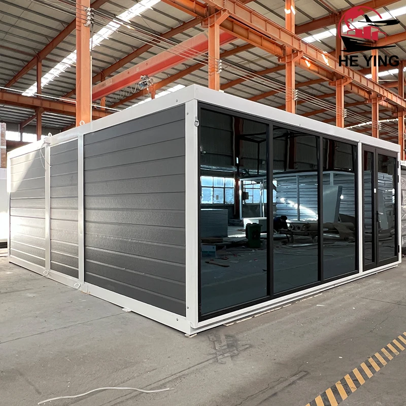 Customized Collapsible 2 Bedroom Expandable Container House Chinese Design Style With Sandwich Panel Material For School Use