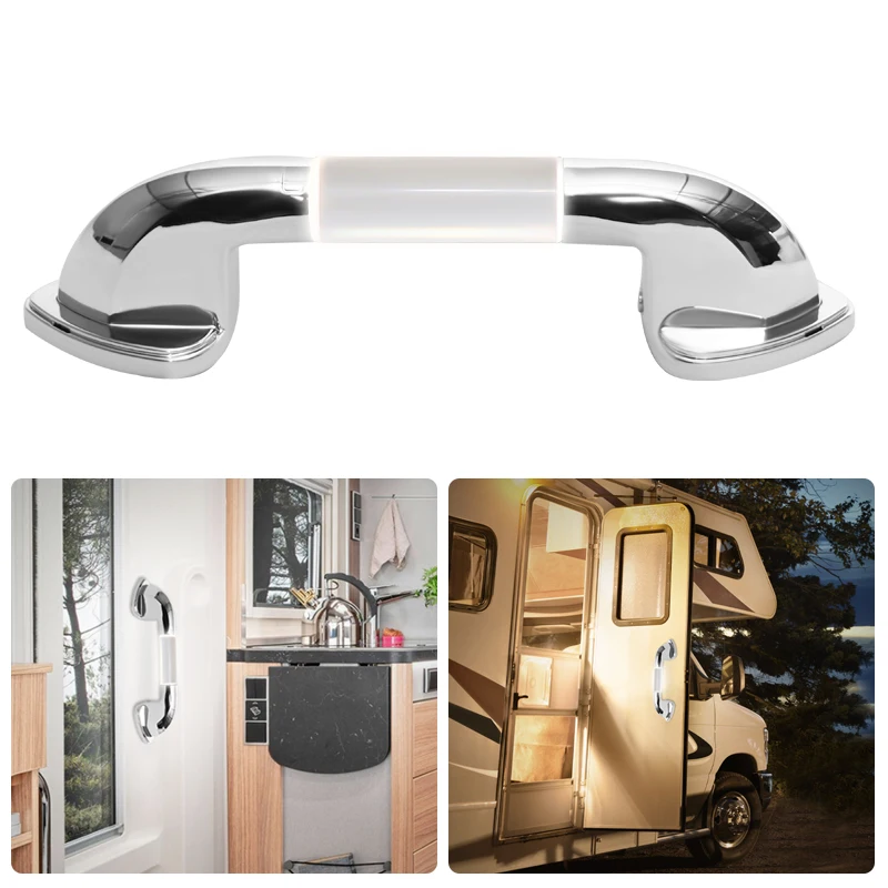 

Уникальная белая светодиодная вспомогательная панель HWHongRV для входной двери автофургона 12 В 24 В, аксессуар для интерьера автофургона