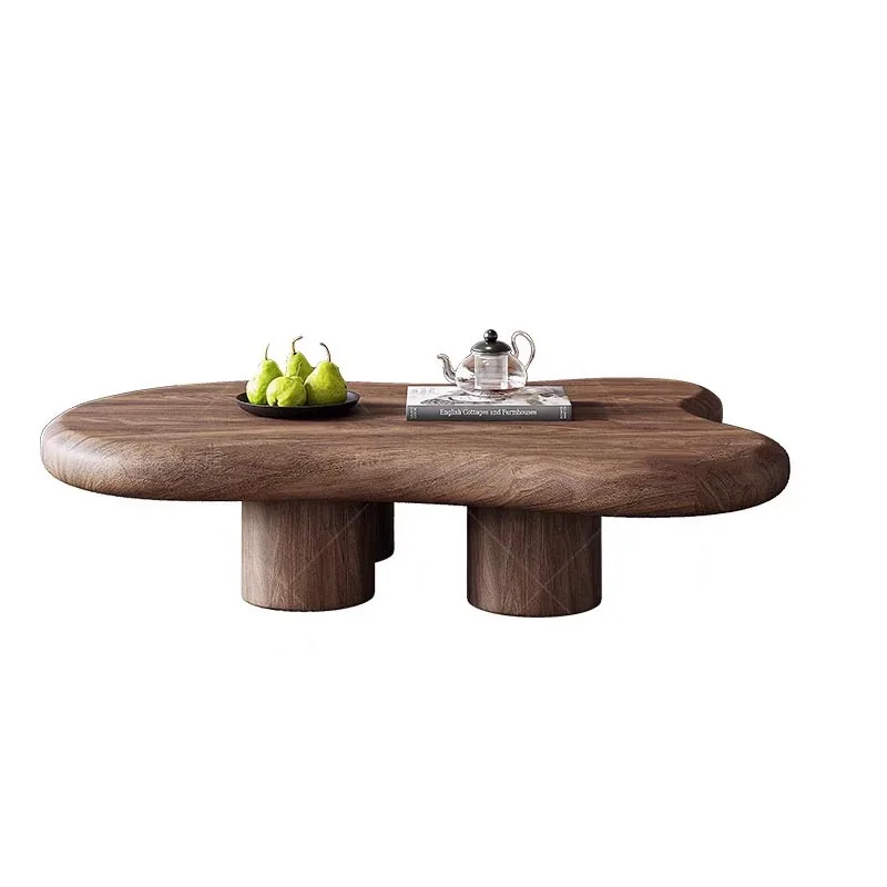 

Cloud special shaped wood grain coffee small light luxury medium and ancient style high