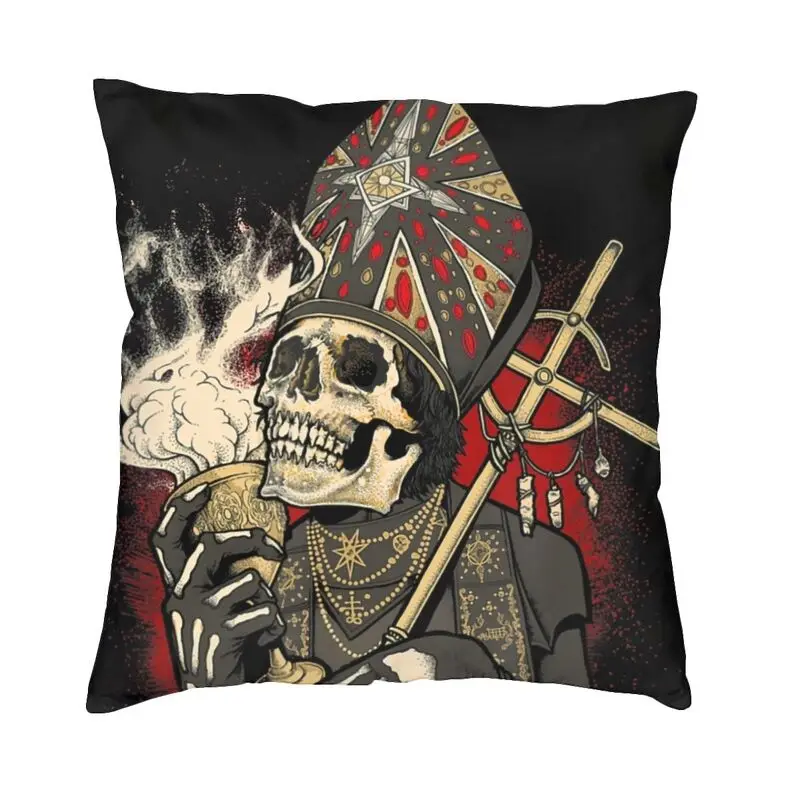 Swedish Rock Band Ghost Pillow Case 40x40cm Home Decor Nordic Outdoor Cushions Square Pillowcase