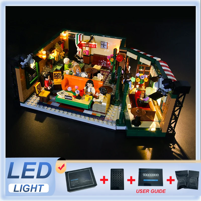 

DIY LED Light Kit For LEGO 21319 Friends Central Perk (Only LED Light,Without Blocks Model)