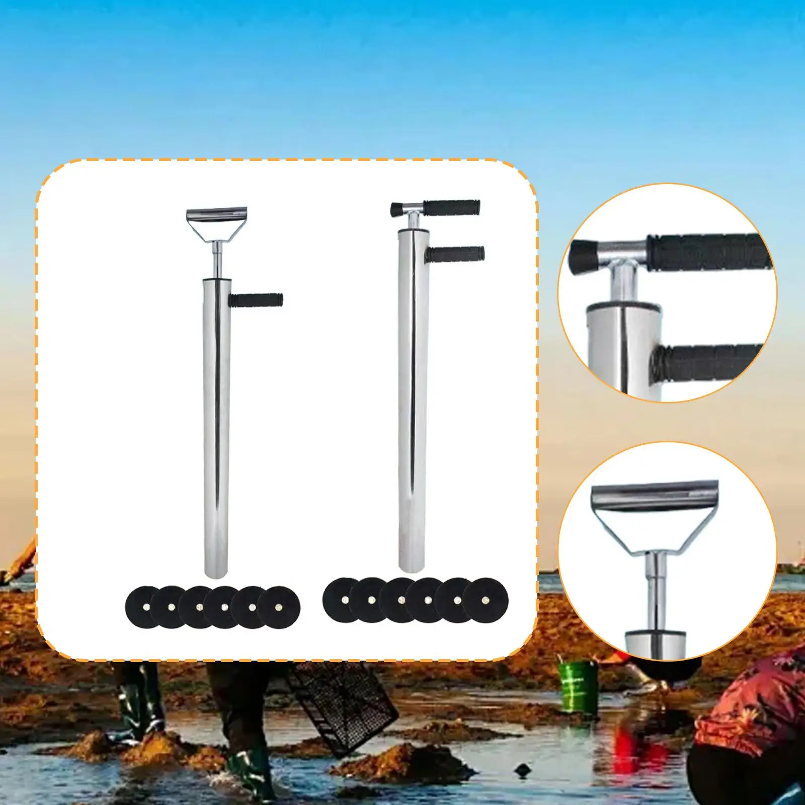

Shrimp Pump Outdoor Sea Sausages Pumping Easy to Use Seafood Catching Device
