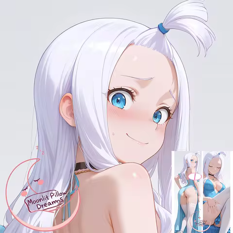 Mirajane Strauss Dakimakura Pillow Case 2WT 50x150cm - Double Sided R18+ Anime Waifu Body Pillow for Otaku Adult Gift