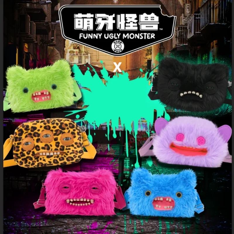 2026 New Genuine Fuggler Funny Ugly Monster Crossbody Bag Series