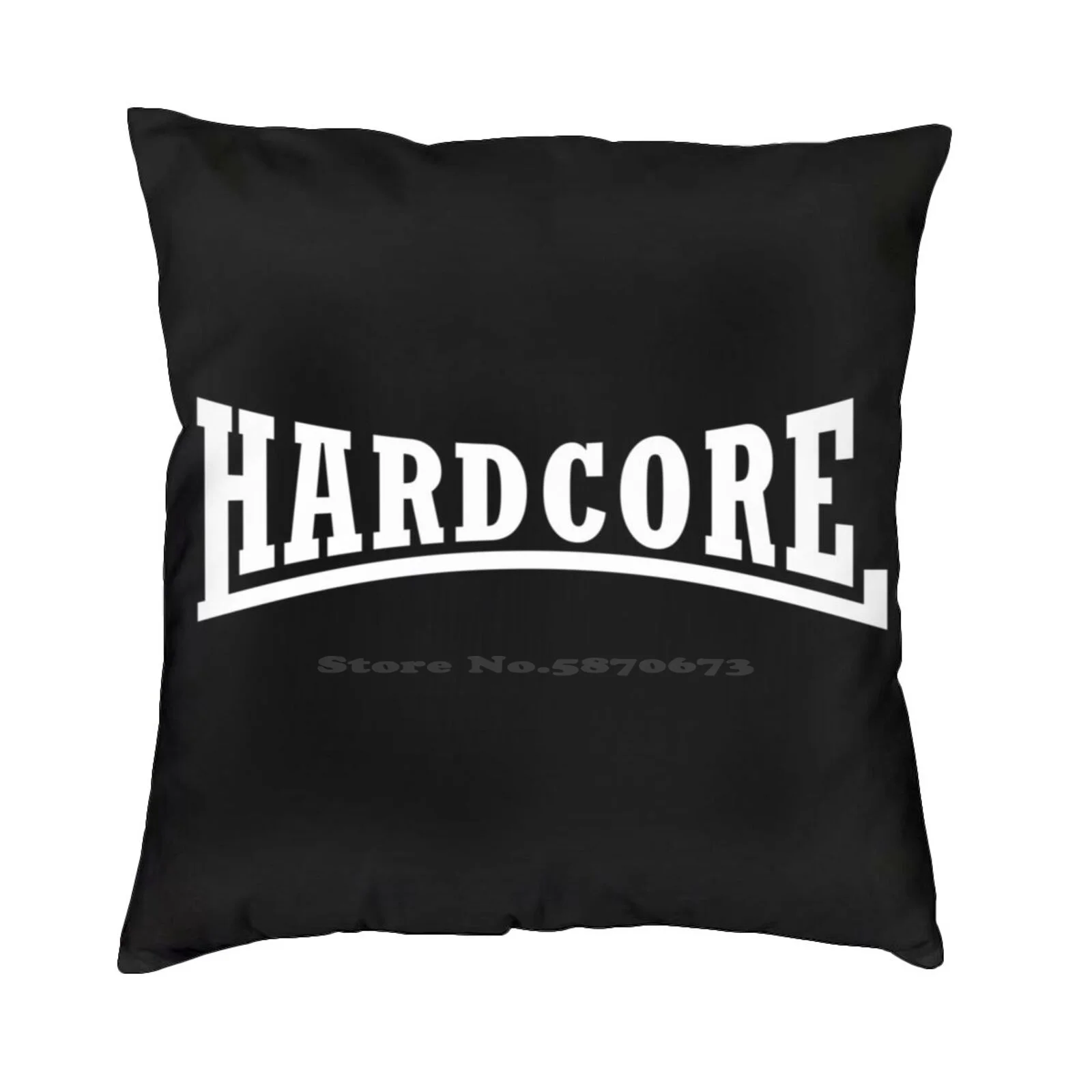 Hardcore Home Sofa Car Waist Throw Pillowcase Hardcore Angerfist Uptempo Terror