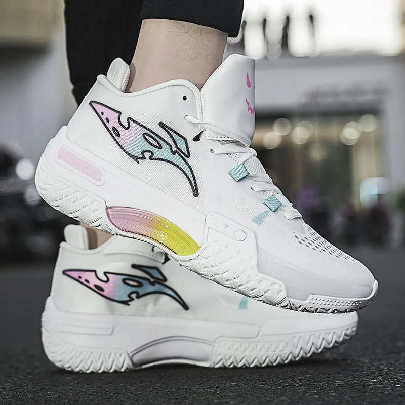 أحذية كرة السلة Wild Ao للرجال أحذية رياضية قتالية أصلية عالية الجودة خارج عدم الانزلاق ماصة للصدمات أحذية رياضية غير قابلة للانزلاق #1