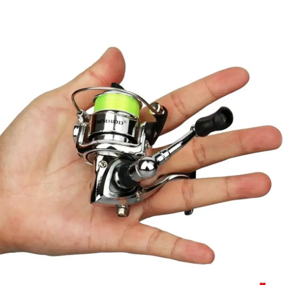 

Mini Fishing Reel 2+1 Ball Bearings Left Right Hand High Speed SpinningTackle Easy To Use Aluminium Alloy Easy To Carry