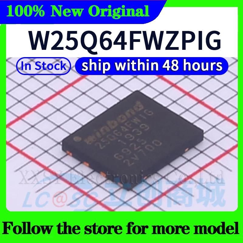 

W25Q64FWZPIG High quality New