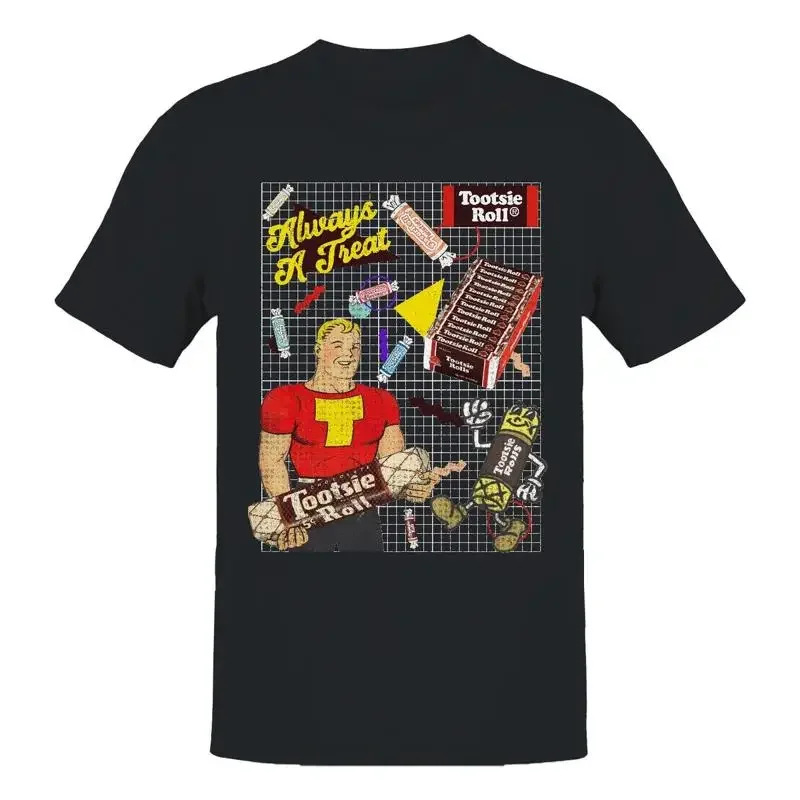 Officially Licensed Tootsie Roll Vintage Advertisement Collage Men's T shirt