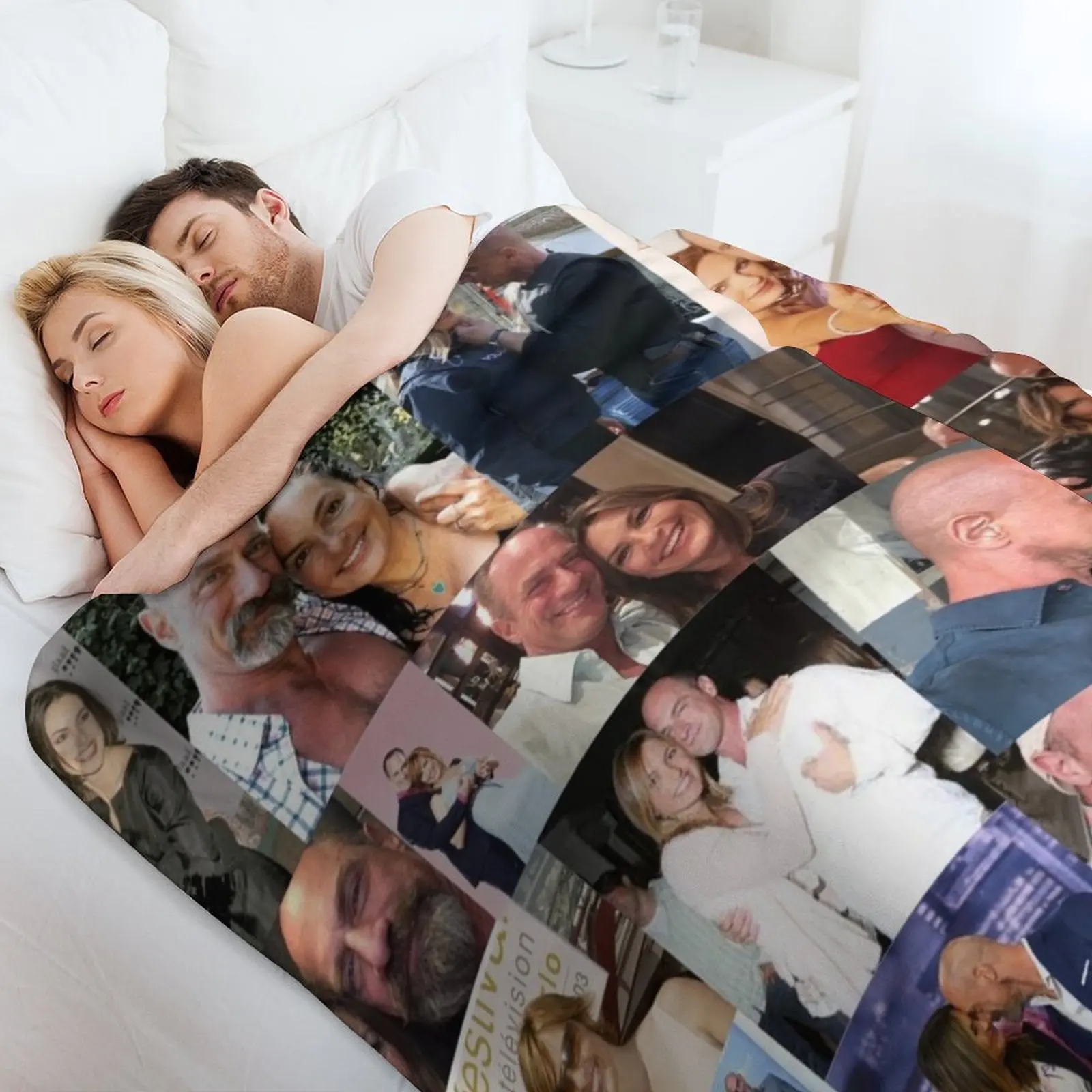 كريس ميلوني وماريسكا هارجيتاي رمي بطانية أغطية السرير بطانيات فاخرة لبطانية الأرائك