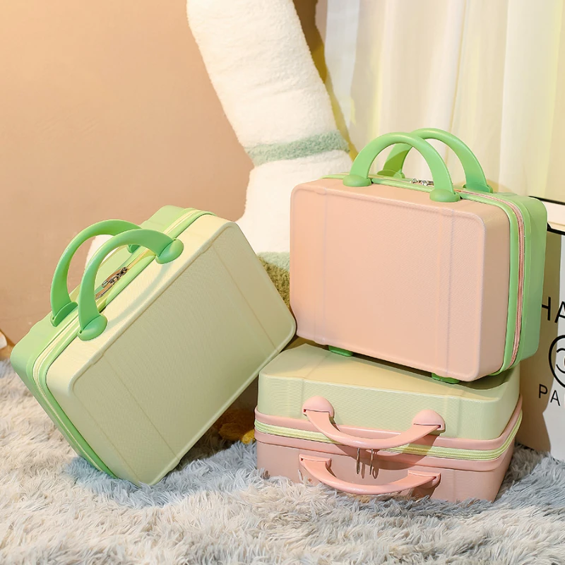 

Retro Handheld Small Luggage 14 inch Lightweight Storage Bag