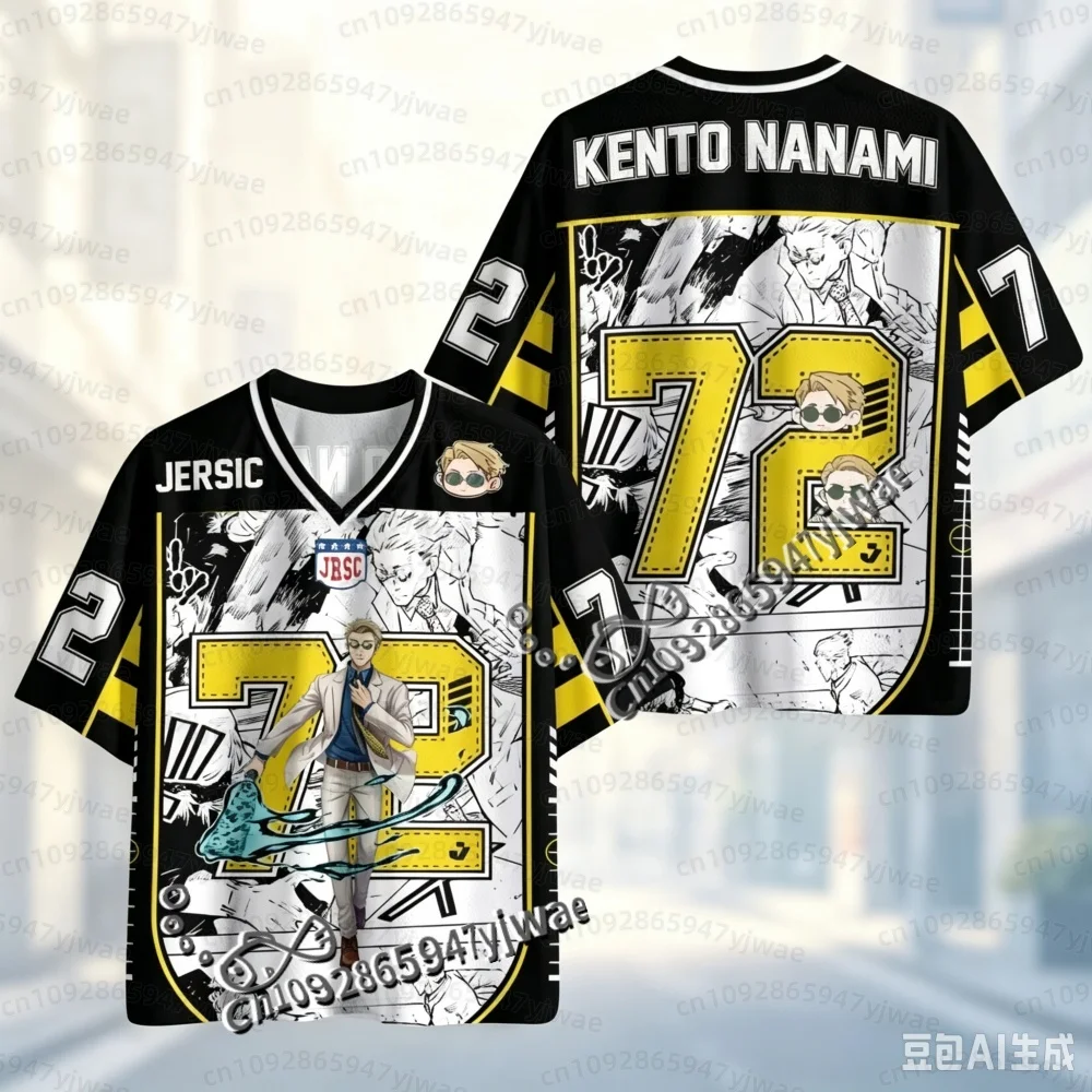 2026 NEUES Sommer-Herren-T-Shirt Jujutsu Kaisen Satoru Gojo Yuta Megumi Schnelltrocknendes Sport-Shirt Anime-Fan-T-Shirt für Männer, Frauen und Kinder – Detail 7