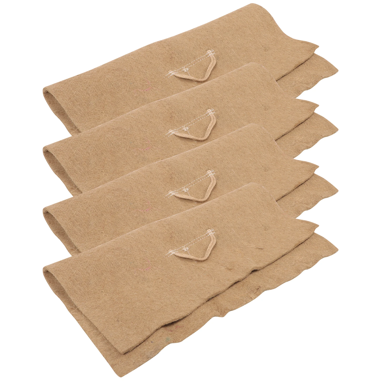 

4Pcs Moisturizing Pad Paper Jute Growing Pad for Microgreens Germination Tray Seedling Starter Kit Grow Mats Seeding Supplies