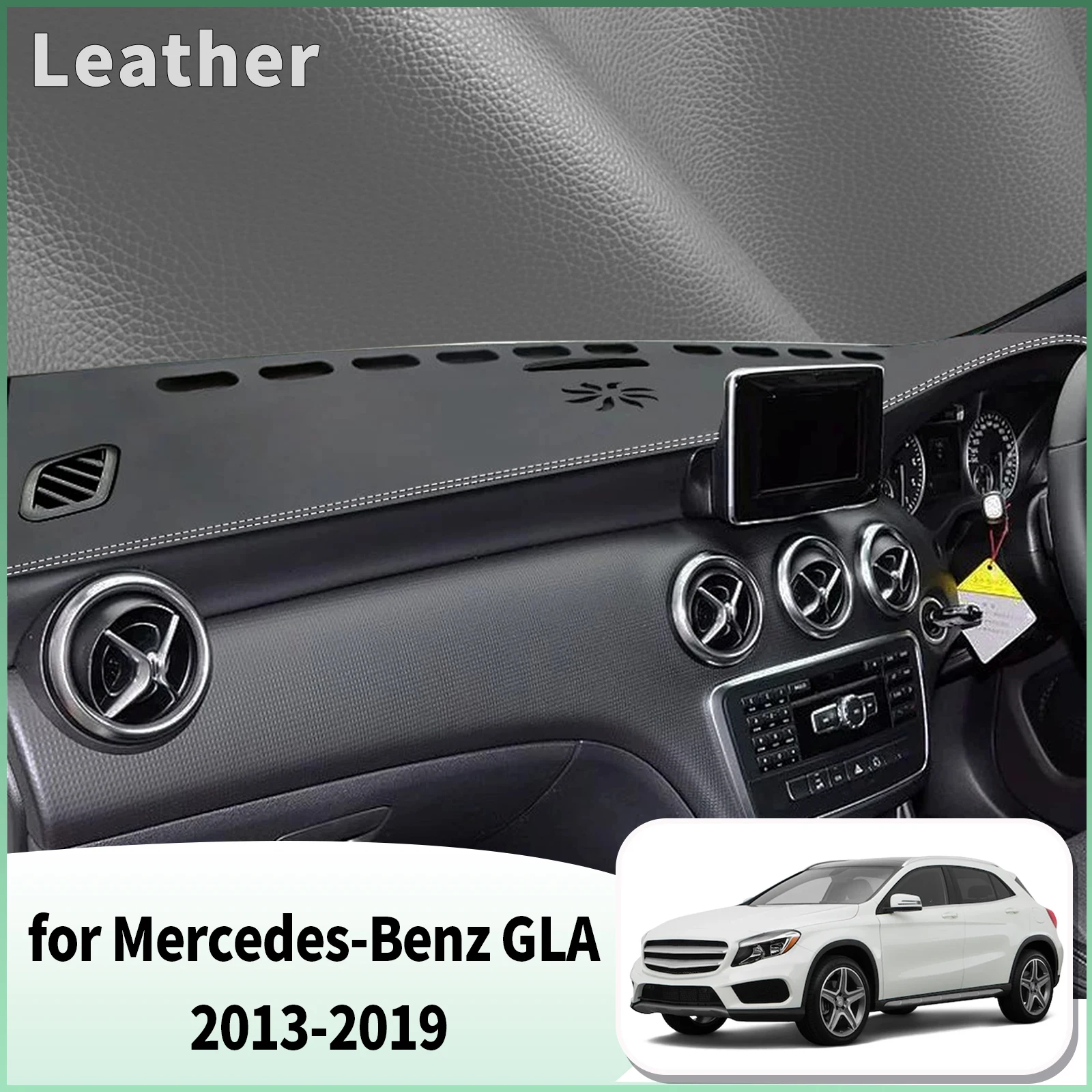 for Mercedes-Benz GLA 2013-2019 Coupé C117 X117 Dash Mat Dashboard Cover Dashmat Anti-Reflection Heat Insulation Sun Protection