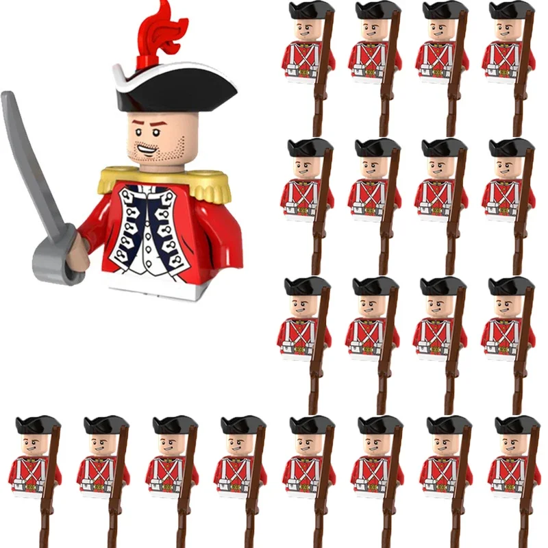 WW2 Mini Military Imperial Navy Soldier Building Blocks Bricks Caribbean Pirates Figures Educational Toys For Boy Brithday Gift