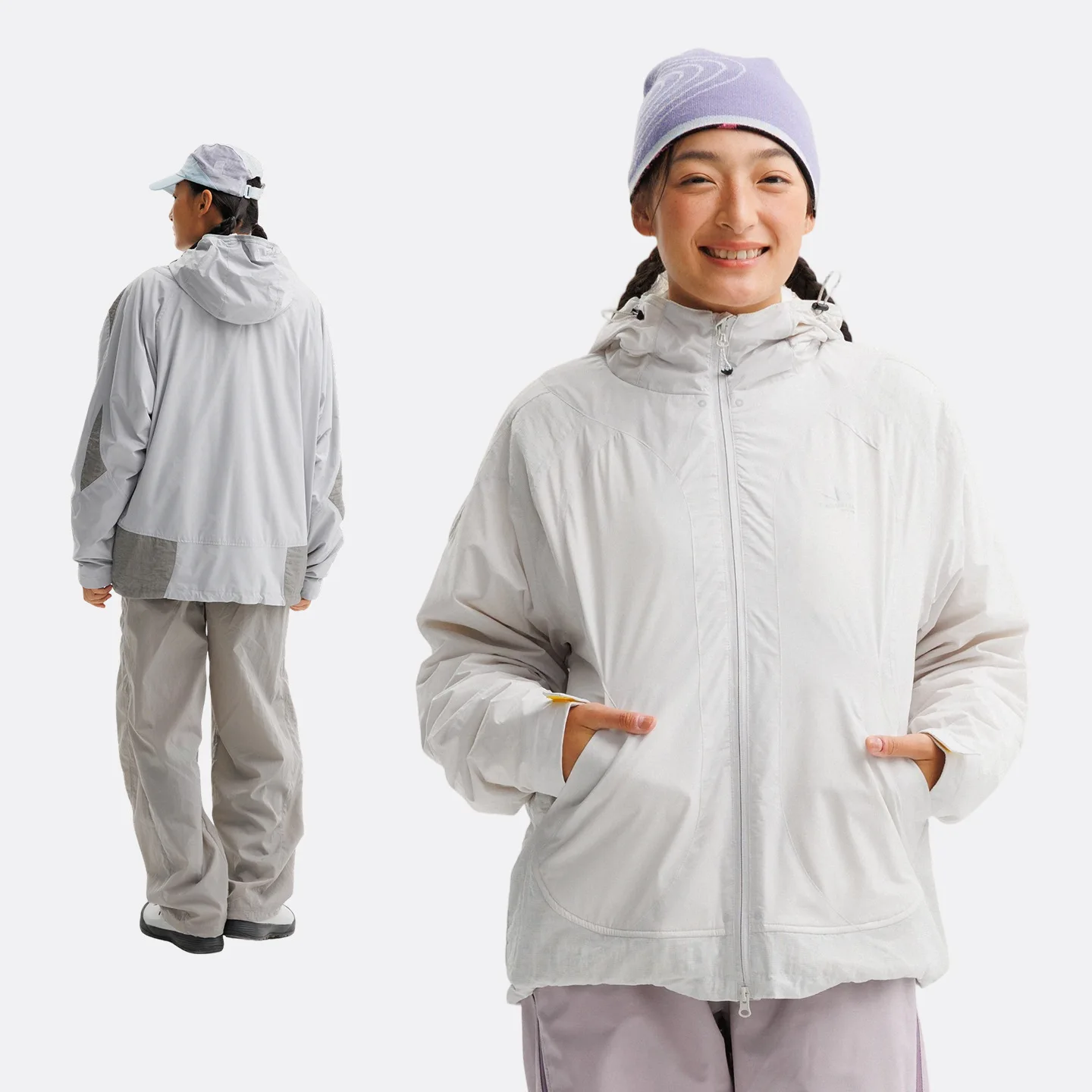 سترة Ultra - Light Cloud Velvet مقاومة للماء والرياح للتدريب الشتوي - للجنسين للتخييم والمشي لمسافات طويلة #5