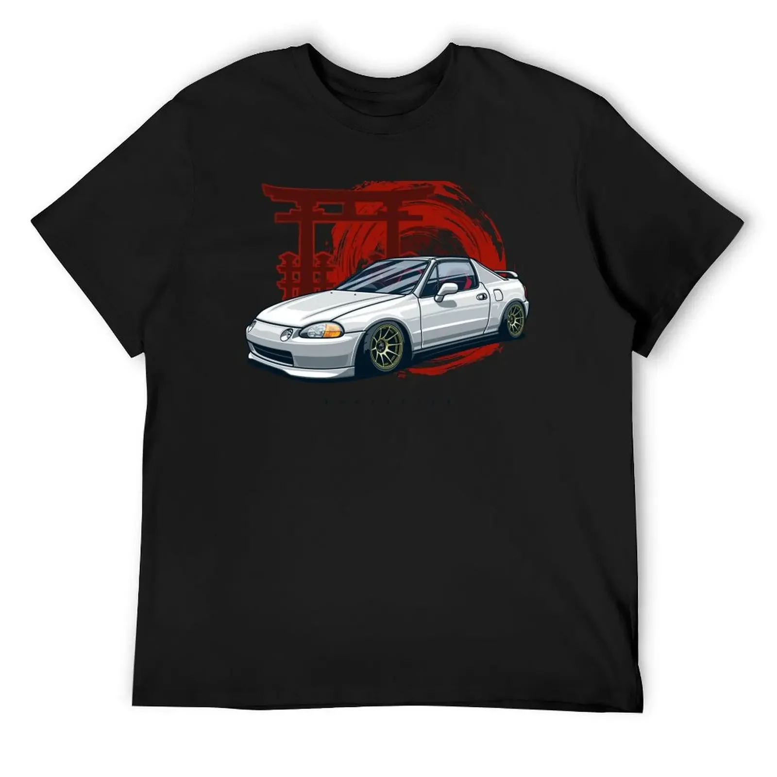 

Civic (CRX) del Sol T-Shirt blanks Short sleeve tee tops kawaii clothes t shirts for men