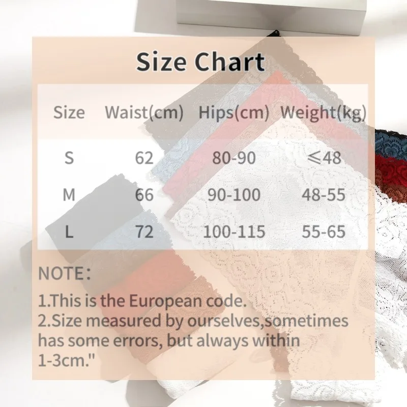 4 Pieces Women\'s Boxers Sexy Lace Panties for Women Perpective Female Underwear Mid-Rise Briefs Boyshorts Lady Seamless Lingerie