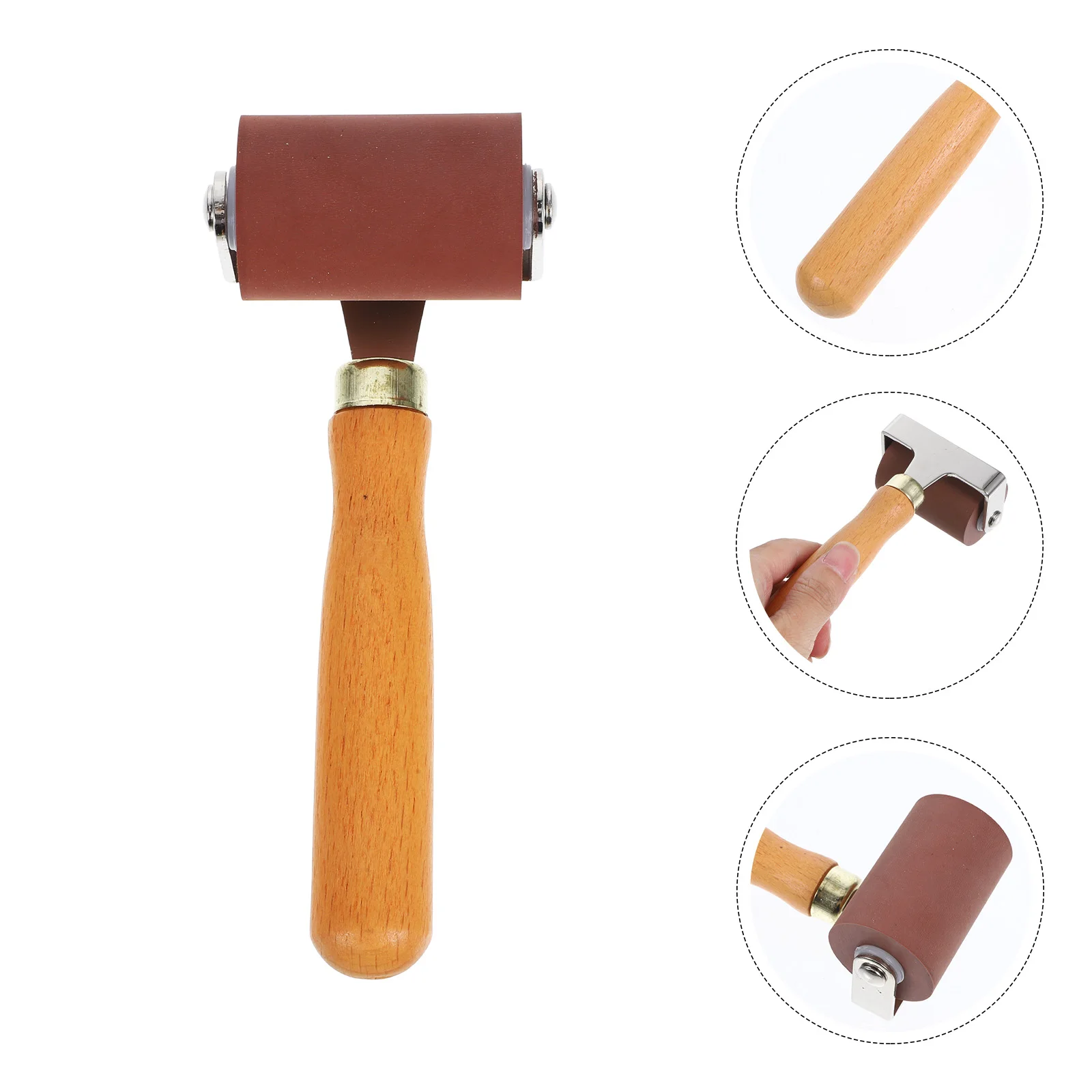 

Roller Rubber Tape Printmaking Art Supplies Craft Tool Hard Roller For Stamping Printing Various Canvases Easy